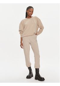 Pinko Spodnie dresowe Carico 100371 A1N7 Beżowy Regular Fit. Kolor: beżowy. Materiał: bawełna #5