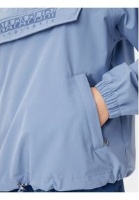 Napapijri Kurtka anorak Rainforest Dune W NP0A4IKZB2S1 Niebieski Regular Fit. Kolor: niebieski. Materiał: syntetyk #5