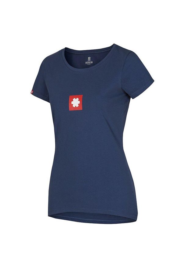 OCUN - Koszulka damska Ocun Promo. Kolor: niebieski. Sport: wspinaczka, turystyka piesza