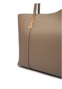 DKNY Torebka R52AKG54 Beżowy. Kolor: beżowy. Materiał: skórzane #4