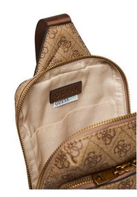 Guess Saszetka HMMILO P5226 Brązowy. Kolor: brązowy. Materiał: skóra #5