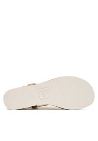 MICHAEL Michael Kors Espadryle Val Thong Wedge 40S6VAMS1D Złoty. Kolor: złoty. Materiał: skóra #5