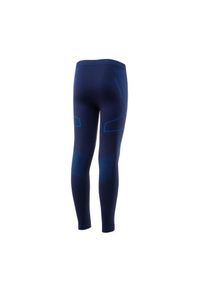 Brubeck - Leginsy Dziecięce Thermo Junior Le13540-Dark Blue-Blue 134_128_134. Kolor: niebieski. Sezon: lato. Sport: turystyka piesza