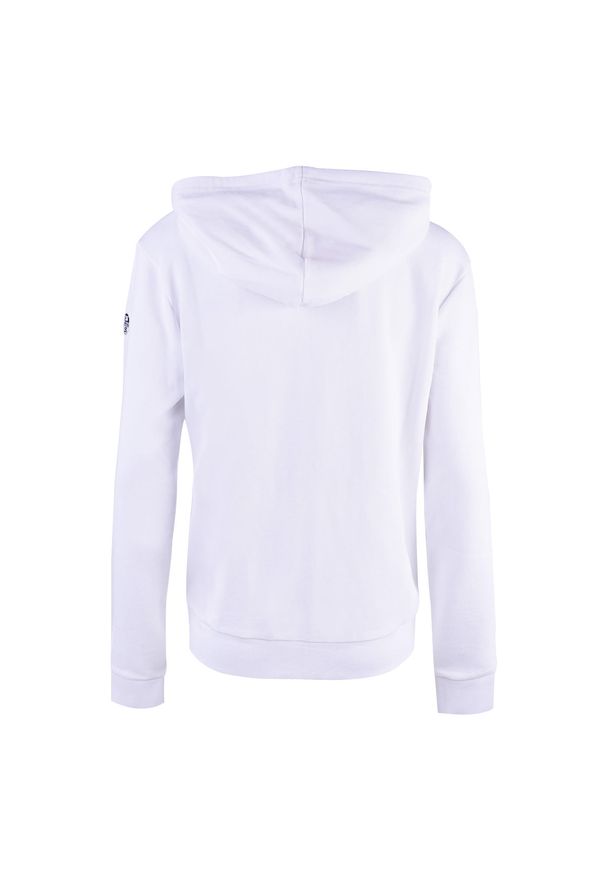 North Sails Bluza | 90 2267 000 | Hooded Full Zip W/Graphic | Kobieta | Biały. Okazja: na co dzień. Typ kołnierza: kaptur. Kolor: biały. Materiał: bawełna. Wzór: aplikacja, nadruk. Styl: casual