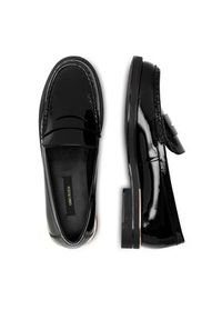 Gino Rossi - GINO ROSSI Mokasyny LUISA-112989 Czarny. Kolor: czarny. Materiał: lakier, skóra #6