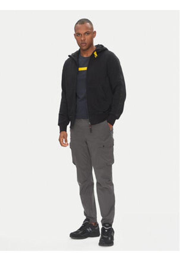 Parajumpers Bluza Aldrin 25SMPMFLXF02 Czarny Regular Fit. Kolor: czarny. Materiał: bawełna