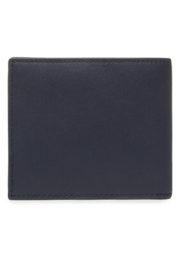Lacoste Duży Portfel Męski Small Billfold NH1115FG Granatowy. Kolor: niebieski. Materiał: skóra