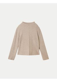 Tom Tailor Sweter 1042993 Beżowy Regular Fit. Kolor: beżowy. Materiał: syntetyk #4