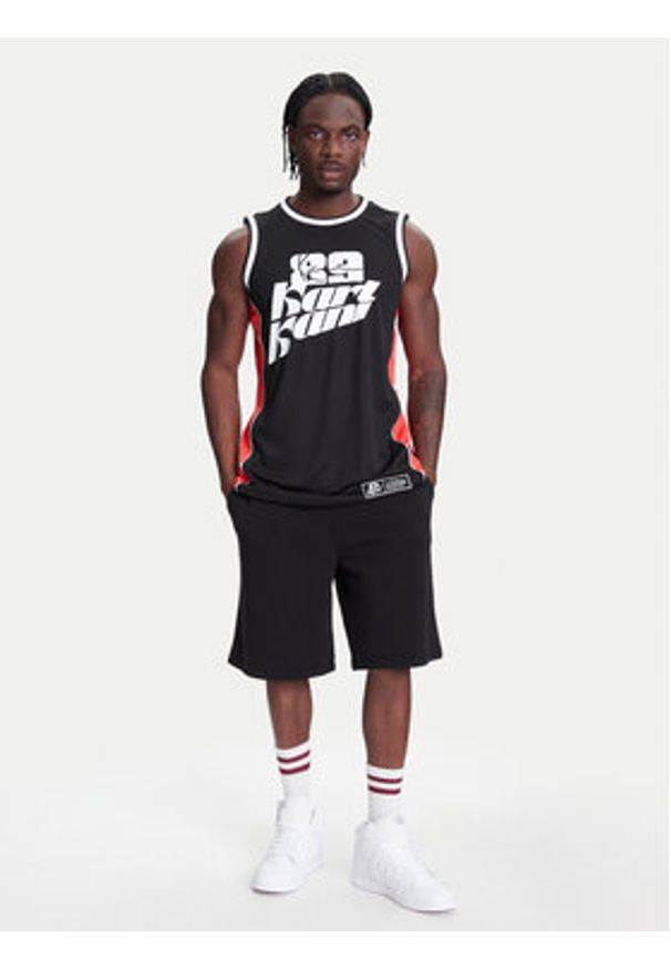 Karl Kani Tank top Signature Colorblock Basketball PD00005368 Czarny Regular Fit. Kolor: czarny. Materiał: syntetyk