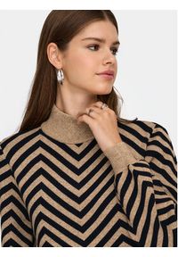 only - ONLY Sukienka dzianinowa Julia 15366284 Brązowy Regular Fit. Kolor: brązowy. Materiał: syntetyk #2