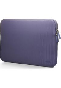 Etui Trunk Ribbed Velvet do MacBook 14'' (blueberry). Materiał: mikrofibra, materiał, neopren, prążkowany. Styl: elegancki, casual