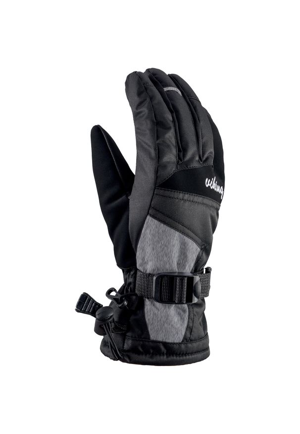 Rękawice narciarskie damskie Viking Ronda. Kolor: czarny. Sezon: zima. Sport: narciarstwo