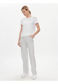 only - ONLY Spodnie materiałowe Merle 15312896 Biały Wide Leg. Kolor: biały. Materiał: syntetyk