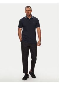 BOSS - Boss Polo Passertip 50507699 Granatowy Slim Fit. Typ kołnierza: polo. Kolor: niebieski. Materiał: bawełna #4