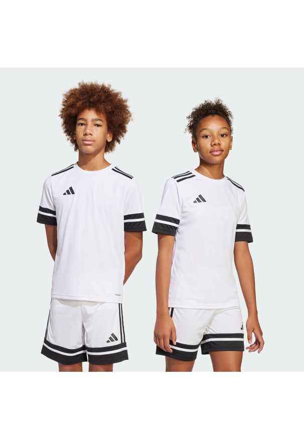 Adidas - Koszulka Squadra 25 Kids. Kolor: czarny, wielokolorowy, biały. Materiał: materiał. Sport: piłka nożna