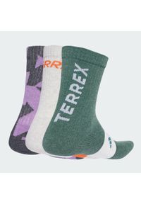 Adidas - Skarpety Terrex Multi 3 Pack. Kolor: biały, wielokolorowy, szary. Materiał: bawełna, materiał