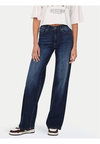 only - ONLY Jeansy Madison 15318405 Granatowy Wide Leg. Kolor: niebieski #1
