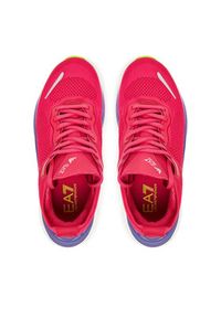 EA7 Emporio Armani Sneakersy X8X246 XK443 D135 Różowy. Kolor: różowy. Materiał: materiał