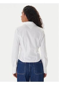 Tommy Jeans Koszula Baby DW0DW22604 Biały Slim Fit. Kolor: biały. Materiał: bawełna #4