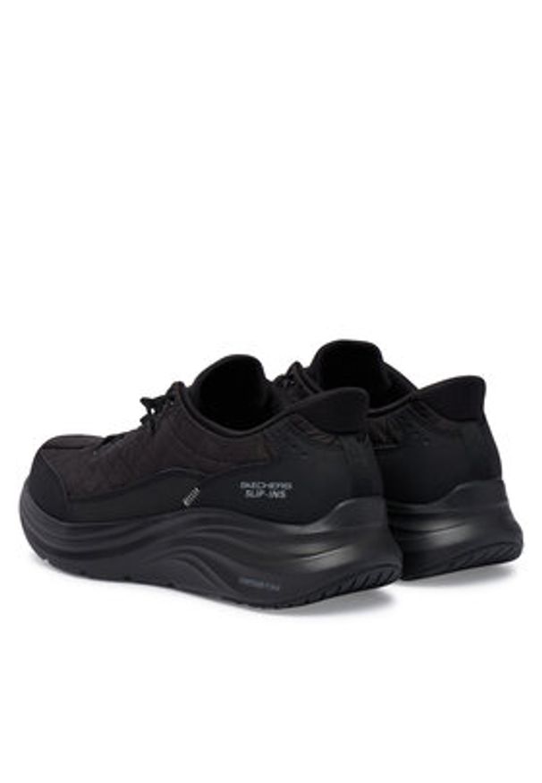 skechers - Skechers Sneakersy Slip-Ins: Contour Foam - Cozy Fit 232619/BBK Czarny. Kolor: czarny. Materiał: materiał