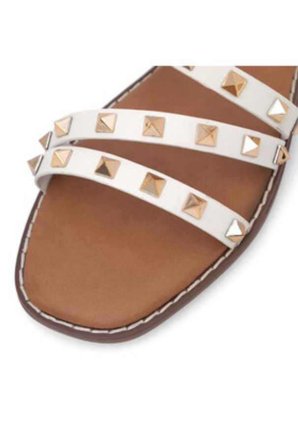 Jenny Fairy Klapki WYL1610-1 Biały. Kolor: biały. Materiał: skóra