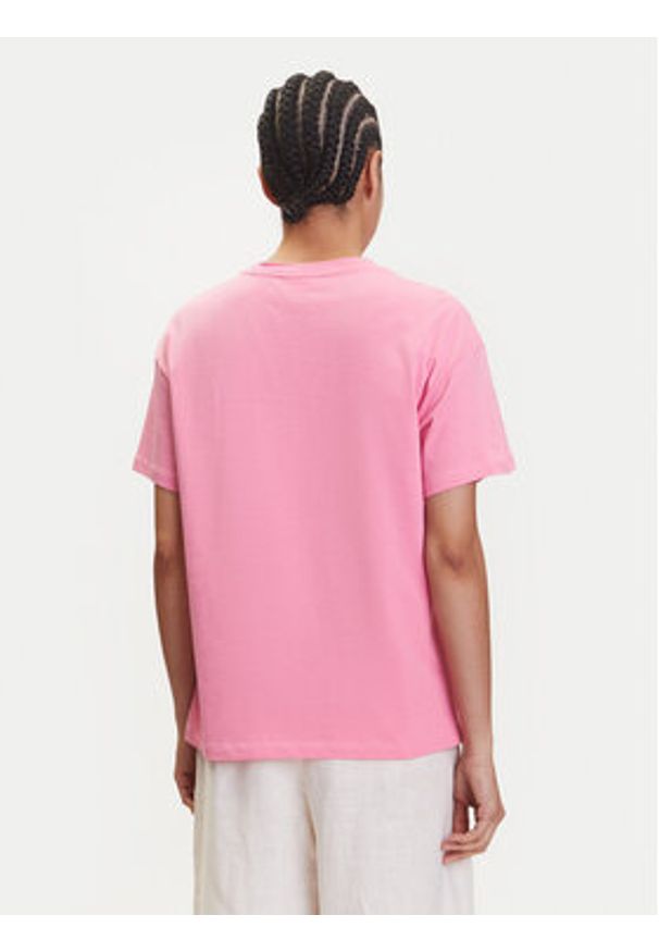 Marc O'Polo Denim T-Shirt 500 0006 825 Różowy Relaxed Fit. Typ kołnierza: polo. Kolor: różowy. Materiał: bawełna