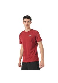 Puma - T-shirt Męski ESS+. Kolor: czerwony. Sport: turystyka piesza