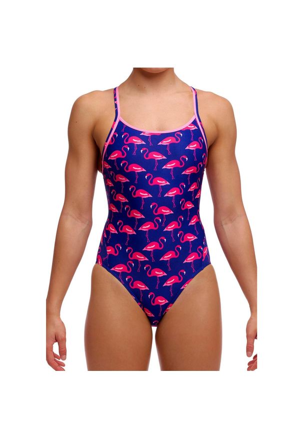 Strój kąpielowy jednoczęściowy FUNKITA Flocked Up - Diamond Back. Kolor: wielokolorowy