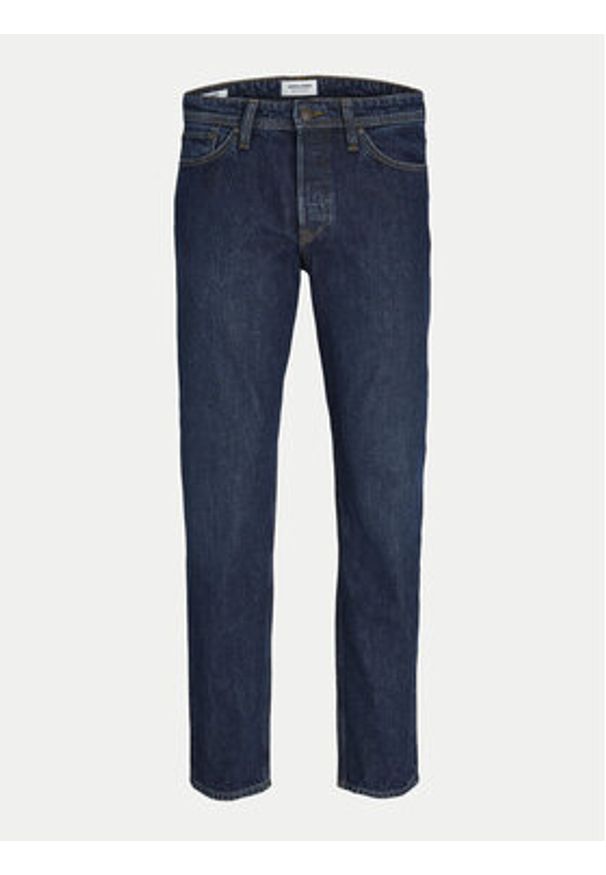 Jack & Jones - Jack&Jones Jeansy Chris 12237276 Granatowy Relaxed Fit. Kolor: niebieski