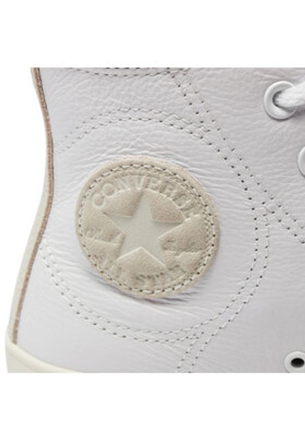 Converse Trampki Chuck Taylor All Star Construct Leather A02116C Biały. Kolor: biały. Materiał: skóra