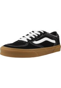 Tenisówki Vans Model Rowley Classic Kolor Czarny. Kolor: czarny. Materiał: tkanina, skóra