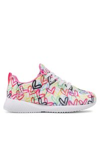 skechers - Skechers Sneakersy Starry Love 117092/WMLT Biały. Kolor: biały. Materiał: materiał