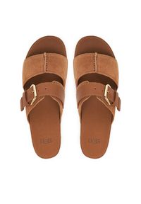Ugg Klapki W Aubrey Slide 1167451 Brązowy. Kolor: brązowy. Materiał: zamsz, skóra #4