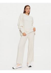 Adidas - adidas Bluza JN8318 Écru Regular Fit. Materiał: syntetyk #3