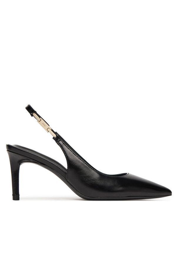 Szpilki BOSS. Kolor: czarny. Obcas: na szpilce