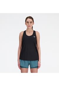Koszulka damska New Balance WT41250BKH – czarna. Kolor: czarny. Materiał: poliester. Sport: fitness #1
