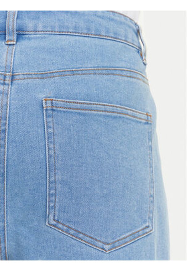 only - ONLY Szorty jeansowe Frida 15360438 Niebieski Regular Fit. Kolor: niebieski. Materiał: bawełna