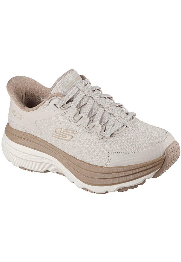 skechers - Adidasy Skechers Zirrus, Kobiety. Kolor: brązowy. Materiał: materiał. Sport: fitness