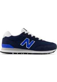 Buty męskie New Balance ML515VD3 – granatowe. Okazja: na co dzień. Kolor: niebieski. Materiał: zamsz, materiał, syntetyk, skóra. Szerokość cholewki: normalna