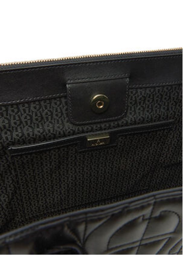 Aigner Torebka 137074 Czarny. Kolor: czarny. Materiał: skórzane