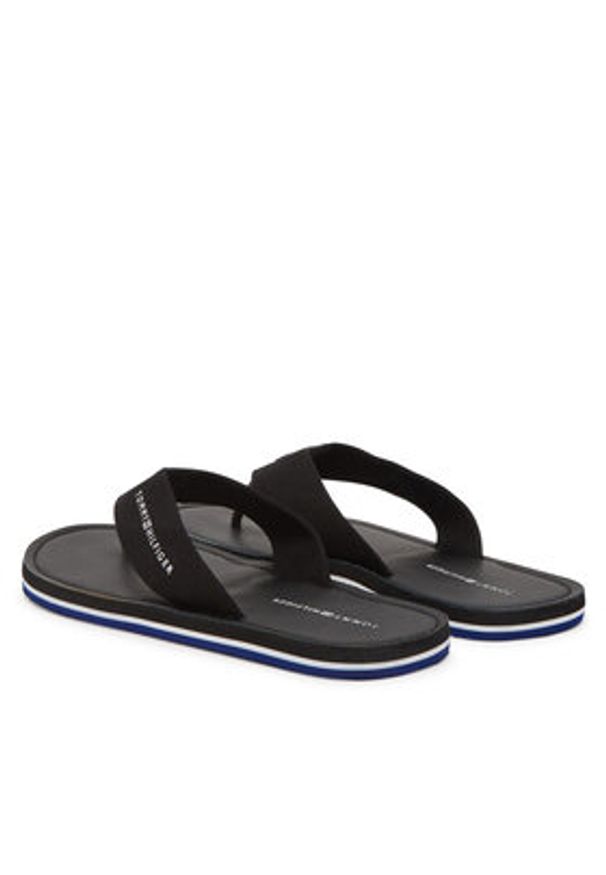 TOMMY HILFIGER - Tommy Hilfiger Japonki FM0FM05442 Czarny. Kolor: czarny. Materiał: materiał