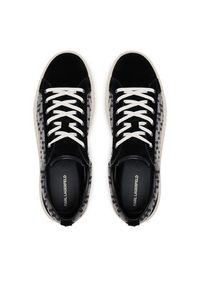 Karl Lagerfeld - KARL LAGERFELD Sneakersy Flint II KL53323 Czarny. Kolor: czarny. Materiał: zamsz, skóra #4