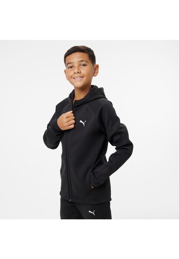 Decathlon - Bluza dziecięca Puma rozpinana. Materiał: bawełna, materiał