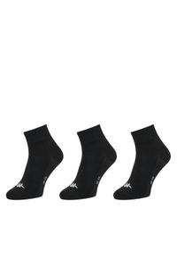 Kappa Zestaw 3 par wysokich skarpet unisex KR_FRESH_SS25 (3-PACK) Czarny. Kolor: czarny. Materiał: bawełna