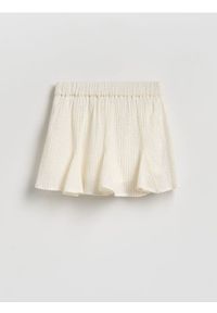 Reserved - Spódnica z szortami - złamana biel. Materiał: bawełna #1