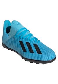 Adidas - Buty dla dzieci do piłki nożnej adidas X 19.3 TF F35357. Materiał: materiał, guma, syntetyk. Szerokość cholewki: normalna. Sport: piłka nożna #4