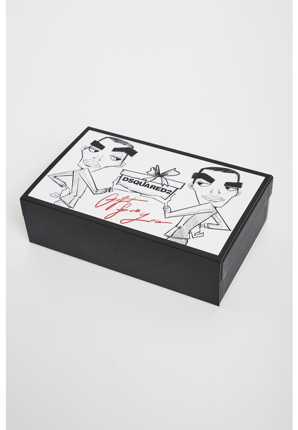 Pasek męski skórzany DSQUARED2. Materiał: skóra