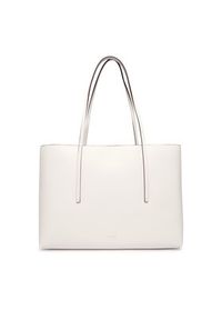 Calvin Klein Torebka Foil Logo Tote W/Pouch LV04F3274G Biały. Kolor: biały. Materiał: skórzane #3