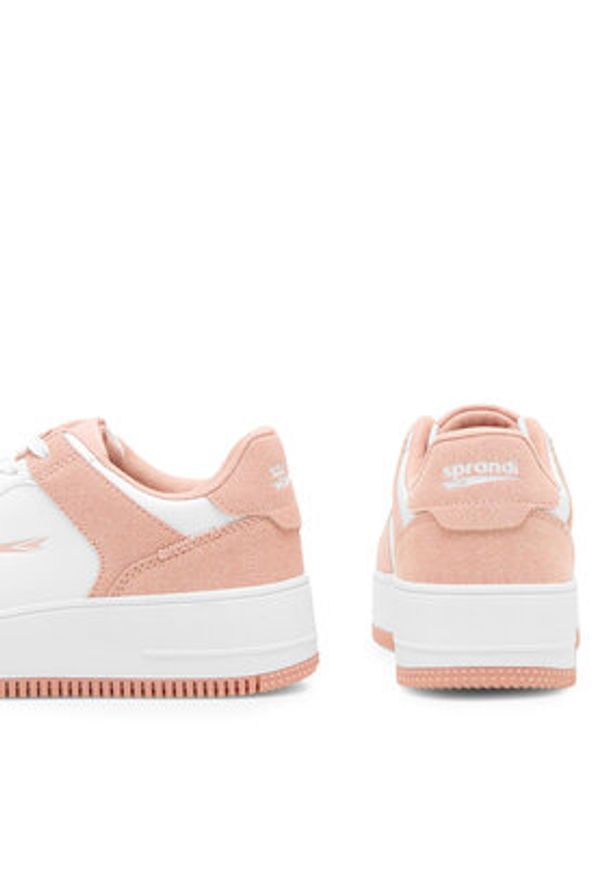 Sprandi Sneakersy ESENTIAL II WP07-1234 Różowy. Kolor: różowy. Materiał: skóra