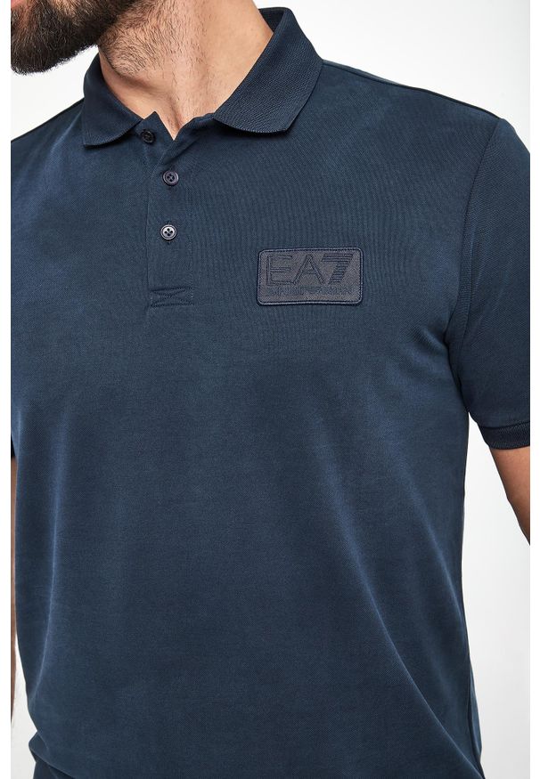 EA7 Emporio Armani - Polo męskie EA7 EMPORIO ARMANI. Typ kołnierza: polo